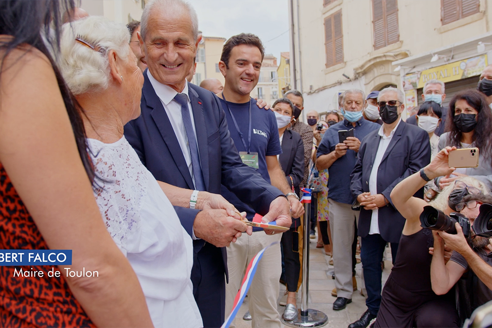 vidéo d'inauguration des Halles de Toulon réalisée par La Mama Studio pour Biltoki