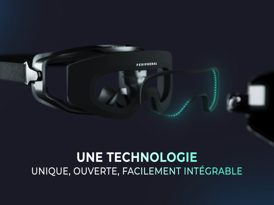 Extrait film Peripheral Industrie — lunettes de vision périphérique 3D, technologie unique ouverte et intégrable, réalisé par La Mama Studio