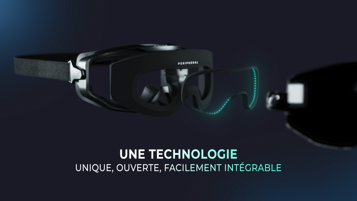 Extrait film Peripheral Industrie — lunettes de vision périphérique 3D, technologie unique ouverte et intégrable, réalisé par La Mama Studio